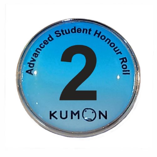 KUMON Advanced Student 2 blue 27mm Round